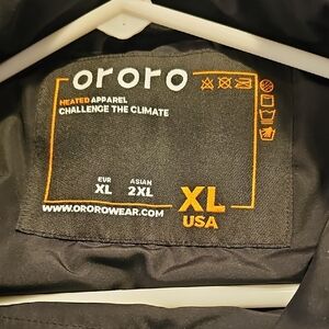 Ororo Men's Black Heated Vest